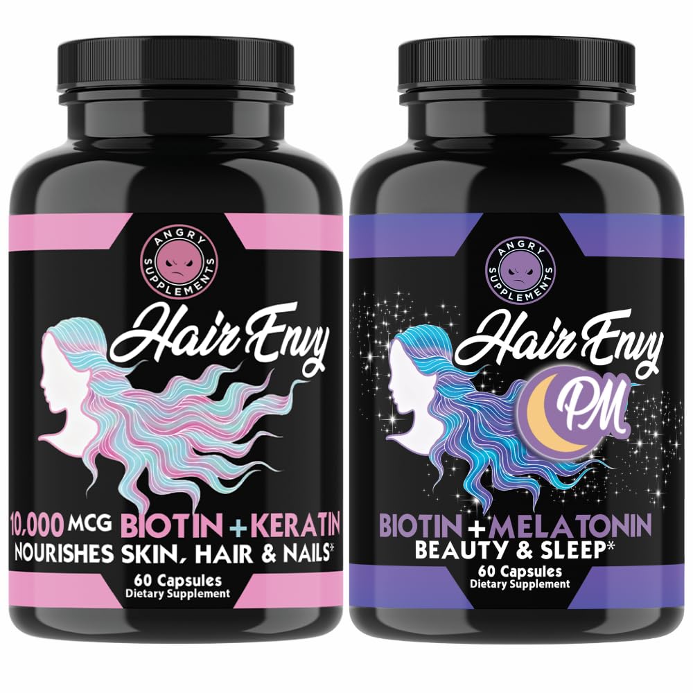 Hair Envy Day & Night Set - AM & PM Hair Health Routine (2-Pack)