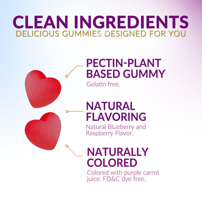 Hair Vitamins Gummies with Biotin 5000 mcg – Hair Growth, Skin & Nails – Non-GMO, Gluten Free – 60 Gummies