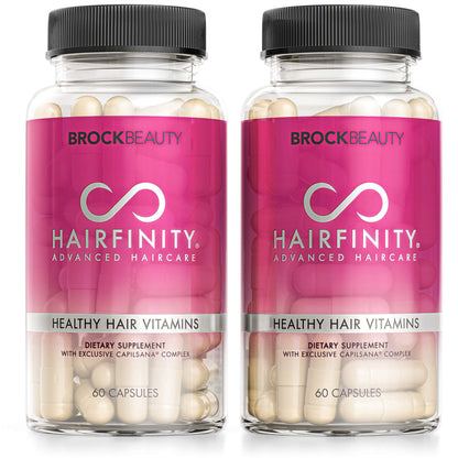 Hairfinity Hair Vitamins – Biotin, Amino Acids & Capilsana Complex | Vegan 120 Veggie Capsules