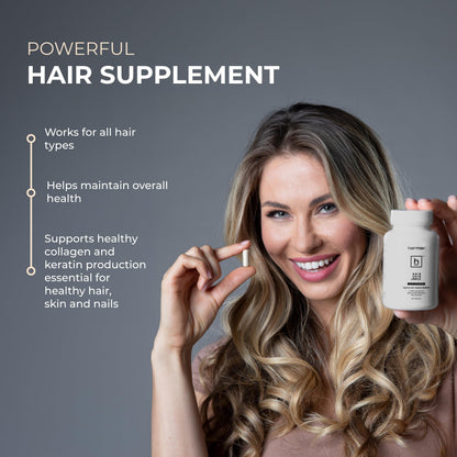 Hairmax Hair, Skin & Nails Supplement – Hair Loss & Regrowth (2 Bottles)