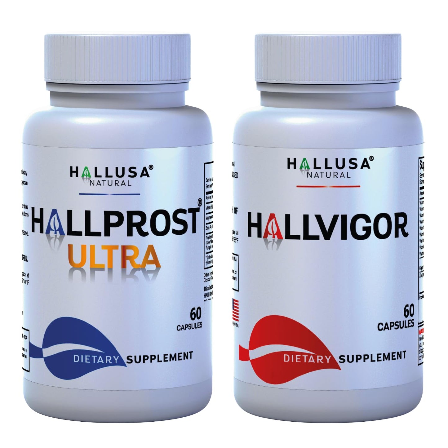 Hallusa Hallprost Ultra & Hallvigor 120 Caps - Prostate Health for Men