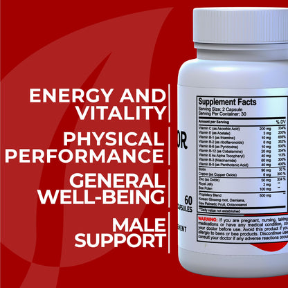 Hallusa Hallprost Ultra & Hallvigor 120 Caps - Prostate Health for Men