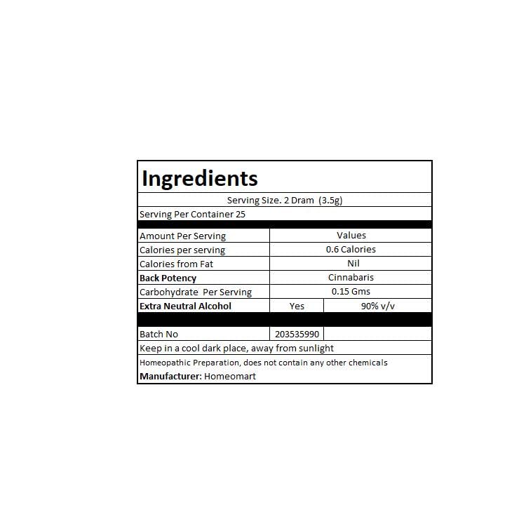 Homeomart.com Cinnabaris Homeopathy Pellets (Pills) 1M Potency – Pack of 3