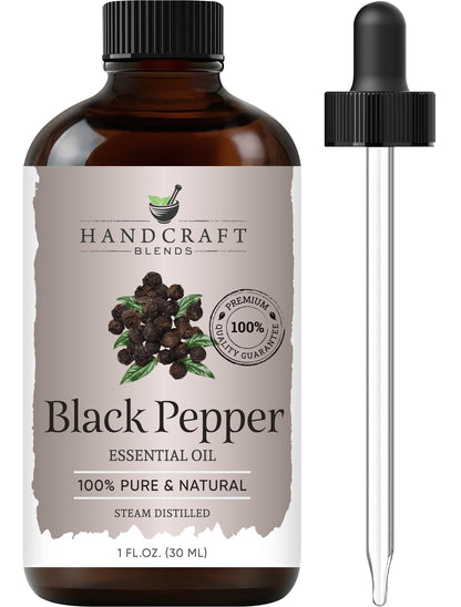 Black Pepper Essential Oil – Handcraft Blends, 1 oz | Pure & Natural