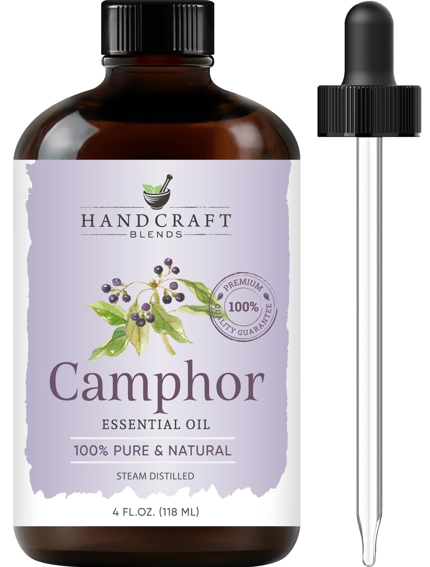 Handcraft Blends Camphor Essential Oil – 4 oz, 100% Pure & Natural