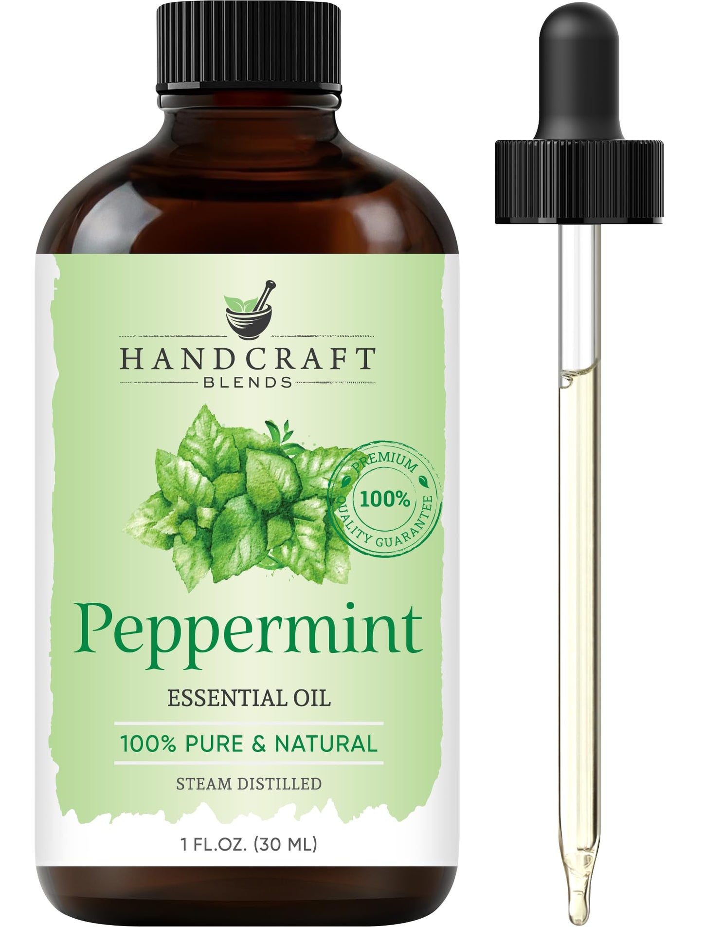 Handcraft Blends Peppermint Essential Oil – 1 Fl Oz | 100% Pure & Natural, Premium Grade