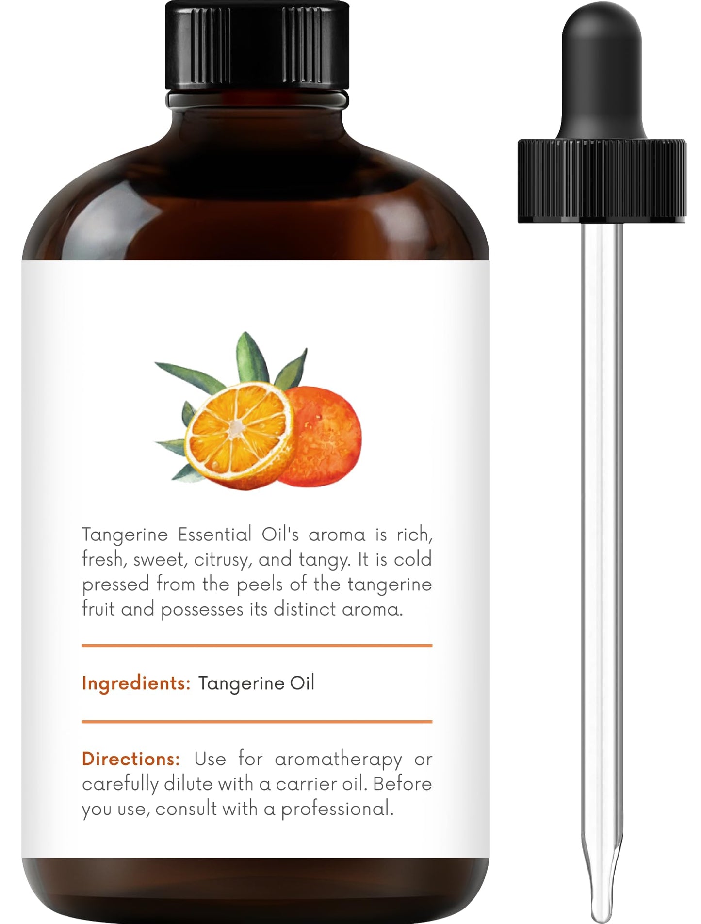 Handcraft Blends Tangerine Essential Oil – 4 oz, 100% Pure & Natural, Premium Grade