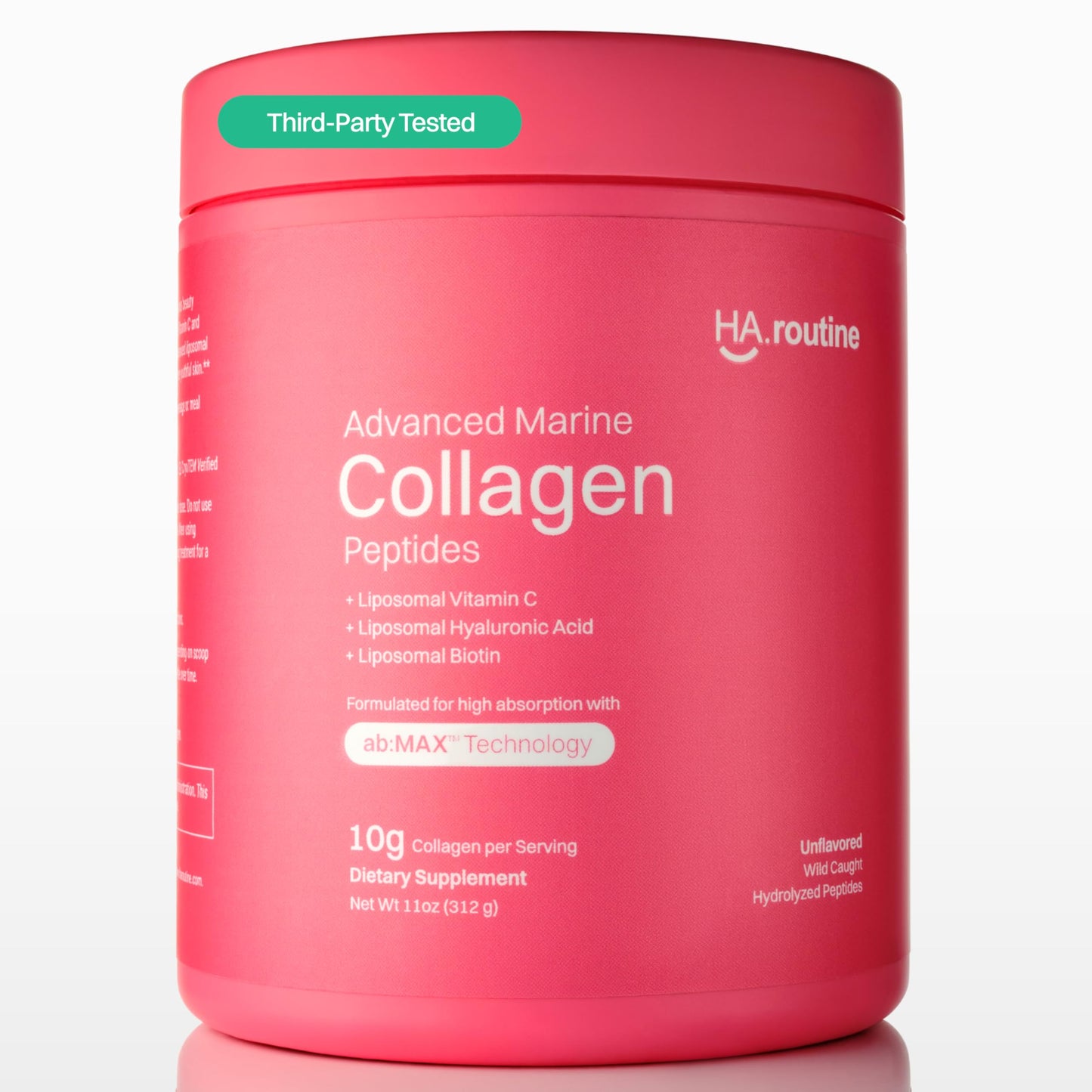 Haroutine Advanced Marine Collagen Powder with Liposomal Vitamin C – Sugar-Free, Unflavored, 30 Servings