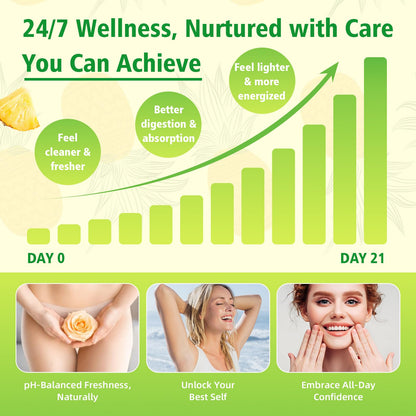 Premium Feminine Balance Gummies for Women's Immune Health – Pineapple Flavor, 120 Count | Vegan & Gluten-Free