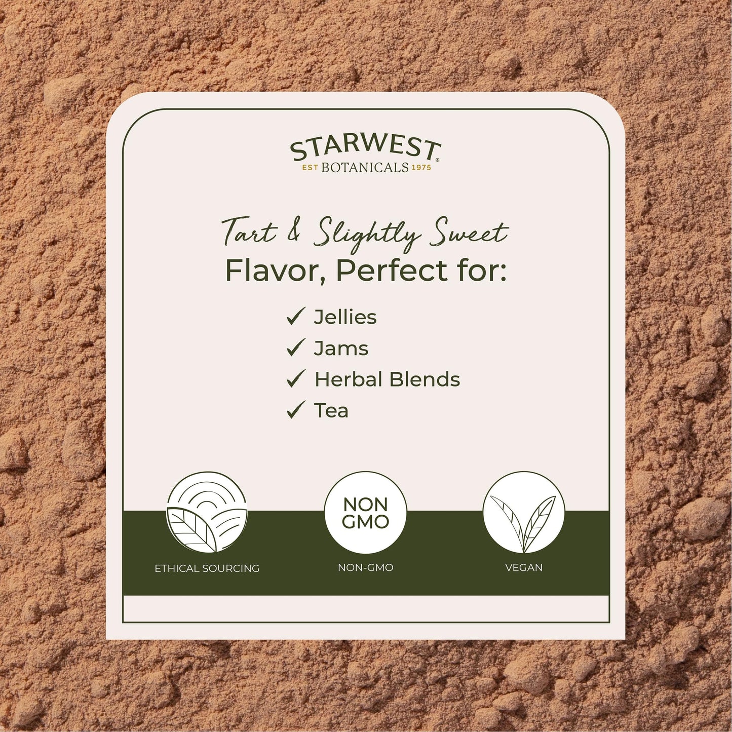 Starwest Botanicals Organic Hawthorn Berry Powder - 1 lb, Kosher, Non-GMO