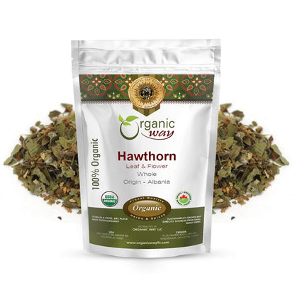 Organic Hawthorn Leaf & Flower Tea – Albanian Wild Harvest | Kosher & USDA