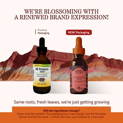 HB Pressure™ Tonic 2 oz | Herbal Medicine by Herbs, Etc.