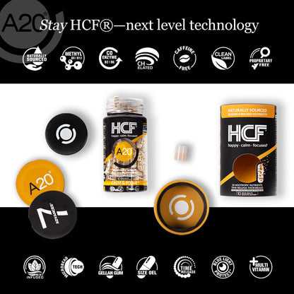 HCF A20 Microbead Brain Health Supplement | 20 Nootropics & 7 Advances
