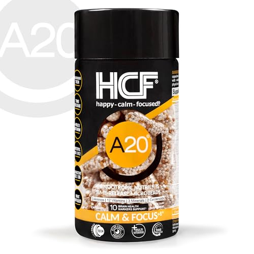 HCF A20 Microbead Brain Health Supplement | 20 Nootropics & 7 Advances