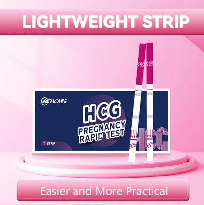 HealCare Pregnancy Test – Ultra-Sensitive 10 MIU/ml, Early Detection in 3 Minutes (10 Pieces)