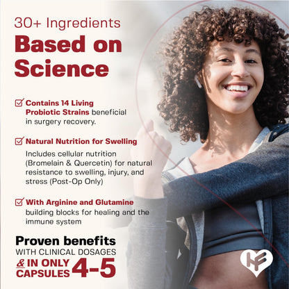 HealFast Post-Surgery Recovery Supplement – Supports Healing, Scar & Bruising | BBL Post-Op