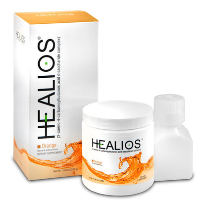Healios Orange Flavor Glutamine Powder for Oral Health – 11.64 oz