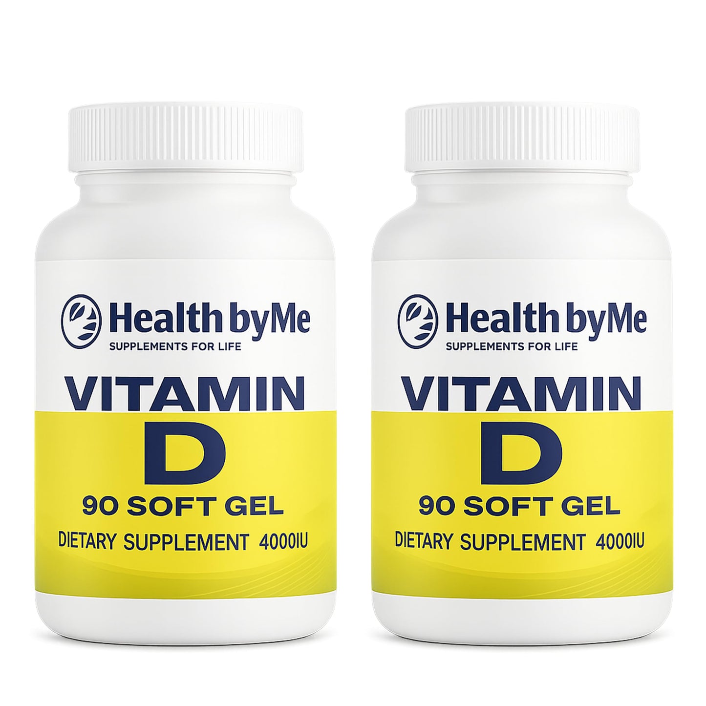 HEALTH BY ME Vitamin D3 4000 IU Softgels – Supports Bones, Teeth, Muscles & Immune Health