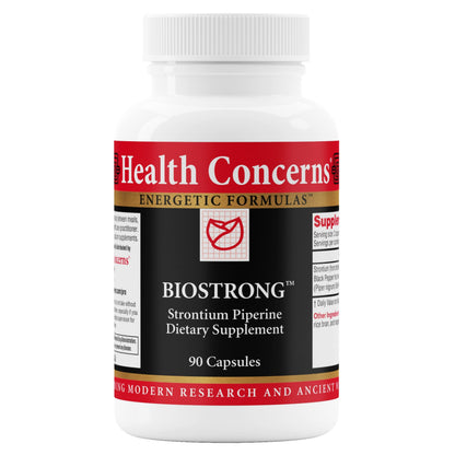 Health Concerns BioStrong - Bone Strength & Joint Support | Strontium + BioPerine | 90 Capsules