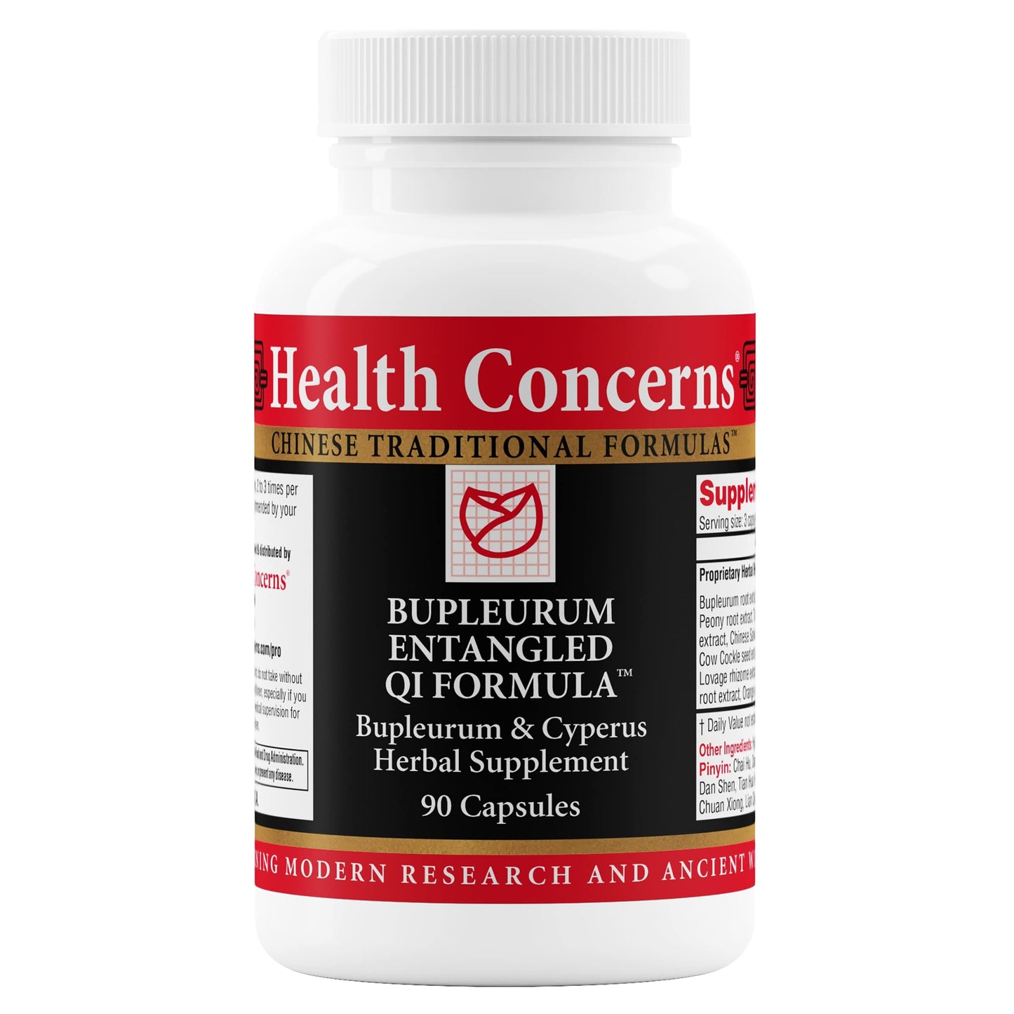 Health Concerns Bupleurum Qi Formula - Women's Hormonal Balance & Cyst Support (90 Caps)