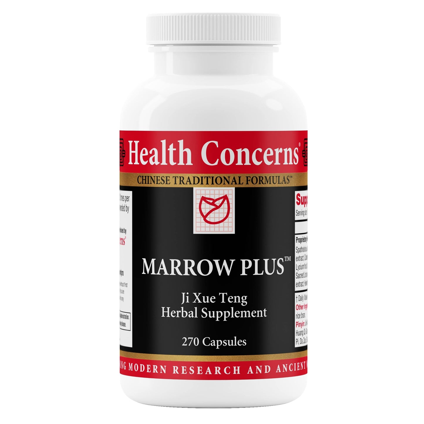 Health Concerns Marrow Plus – Chinese Herbal Formula for Anemia, Bone Marrow & Circulation – 270 Capsules