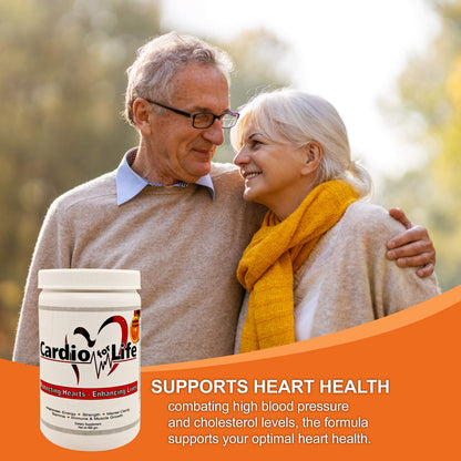 Health Guardian Cardio for Life L-Arginine Powder 16oz – Natural NO Support (Orange)