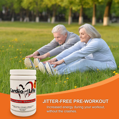 Health Guardian Cardio for Life L-Arginine Powder 16oz – Natural NO Support (Orange)