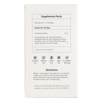 Health King Ginkgo Biloba Tea – Herbal Teabags, 20 Count Box