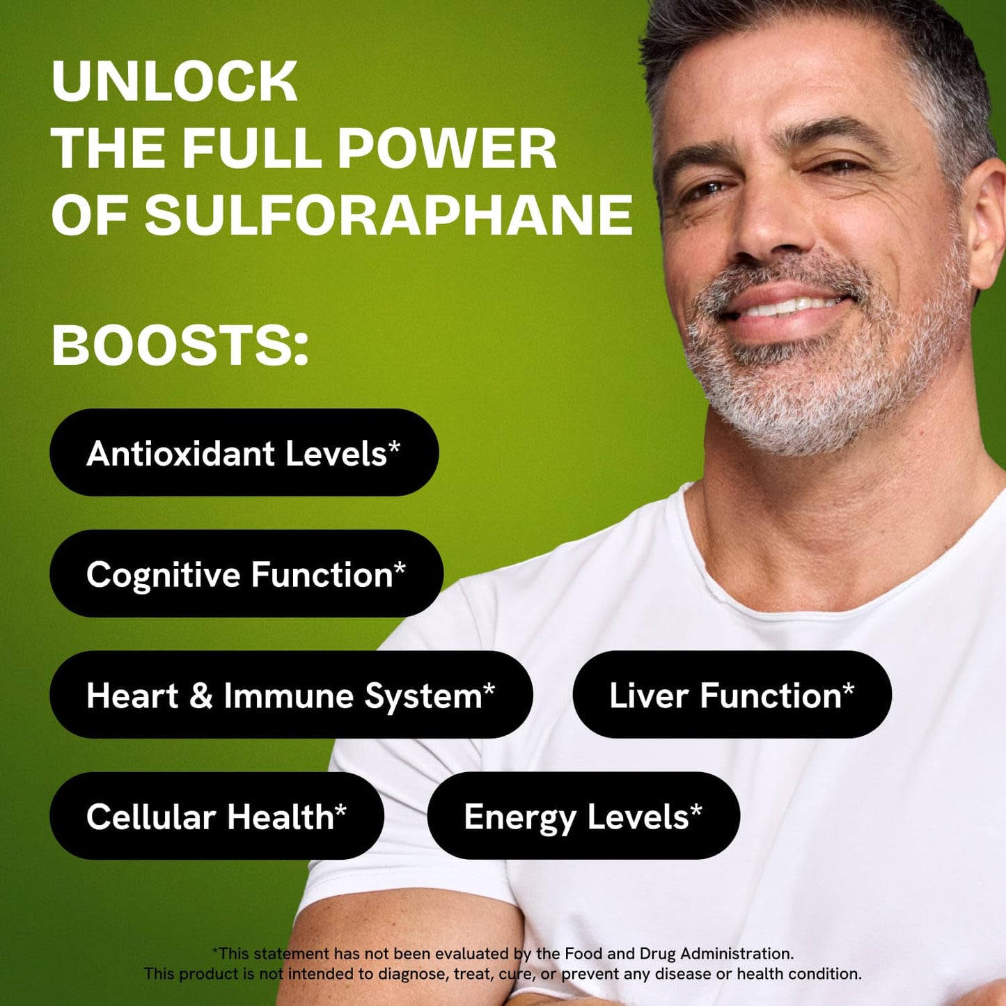Healthbiotics Sulforaphane Supplement | Organic Broccoli Sprouts & Stabilized Sulforaphane – 240 Pills (2 Packs)