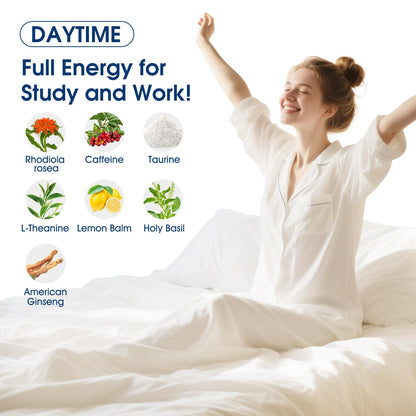 HealthSender Cortisol-Manager – Dual-Formula Ashwagandha & Rhodiola for Mood, Sleep & Focus
