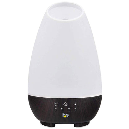 HealthSmart 500ML Essential Oil Diffuser – Large Room, Cool Mist Humidifier, 7 LED Colors