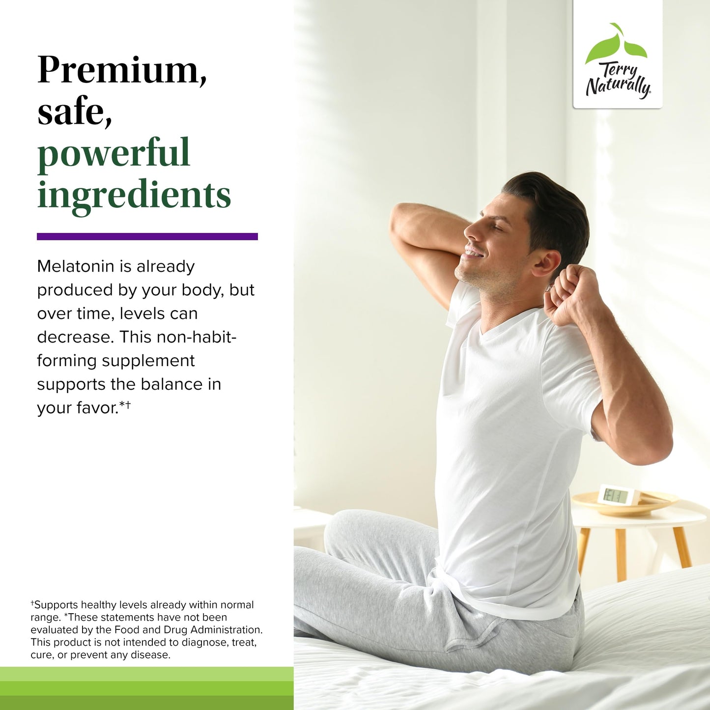 Terry Naturally Melatonin EP 120 10mg – Sleep Support, Antioxidants, Gluten-Free
