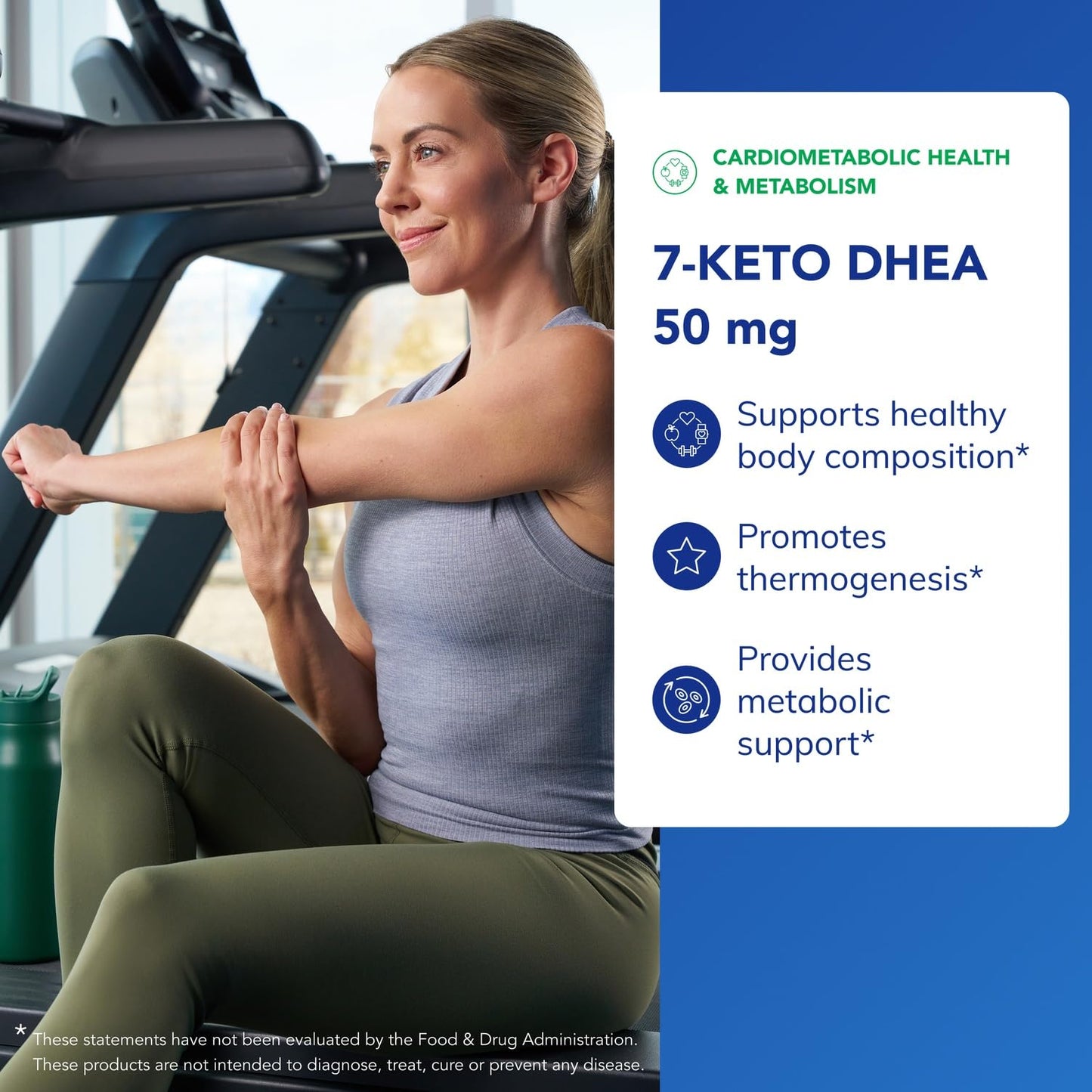 Pure Encapsulations 7-Keto DHEA 50 mg | Supports Thermogenesis & Healthy Body Composition | 120 Capsules