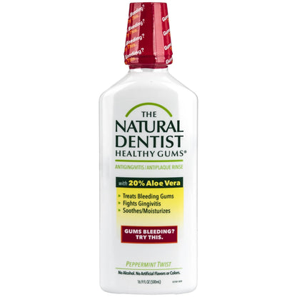 Healthy Gums Mouth Rinse Peppermint 16 oz - 4 Pack (Multi-Pack)