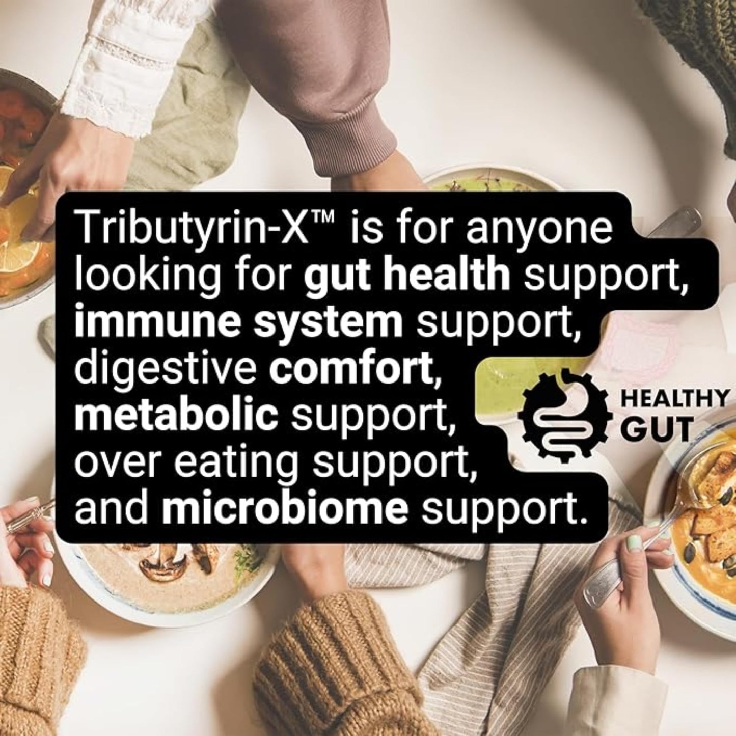 Healthy Gut Tributyrin-X | Most Bioavailable Butyrate Postbiotic for Gut Health & Leaky Gut Support | 99.9% Pure Odorless Softgels | 90 Softgels