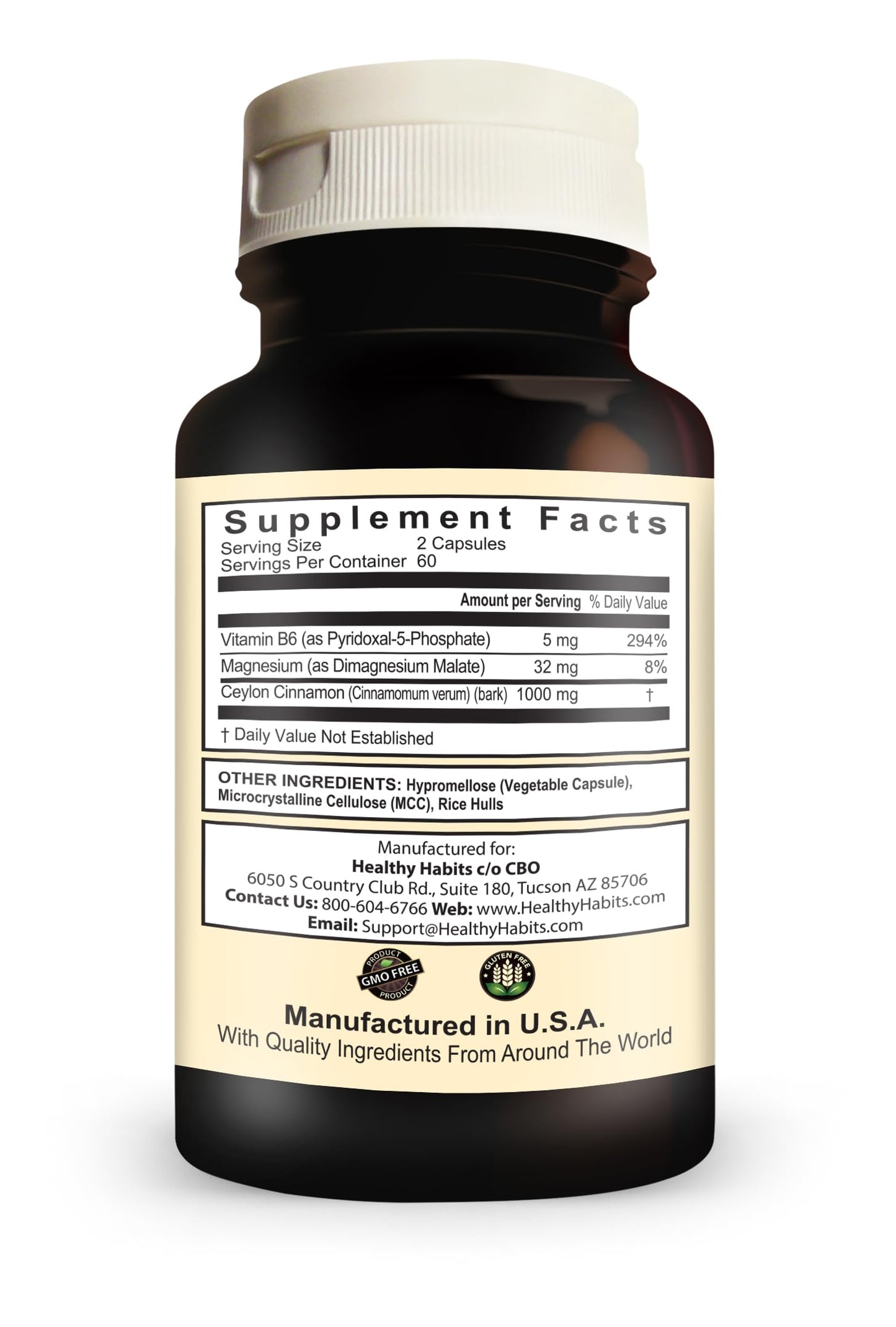 Healthy Habits StrictionBP Bottle – 120 Veg Capsules