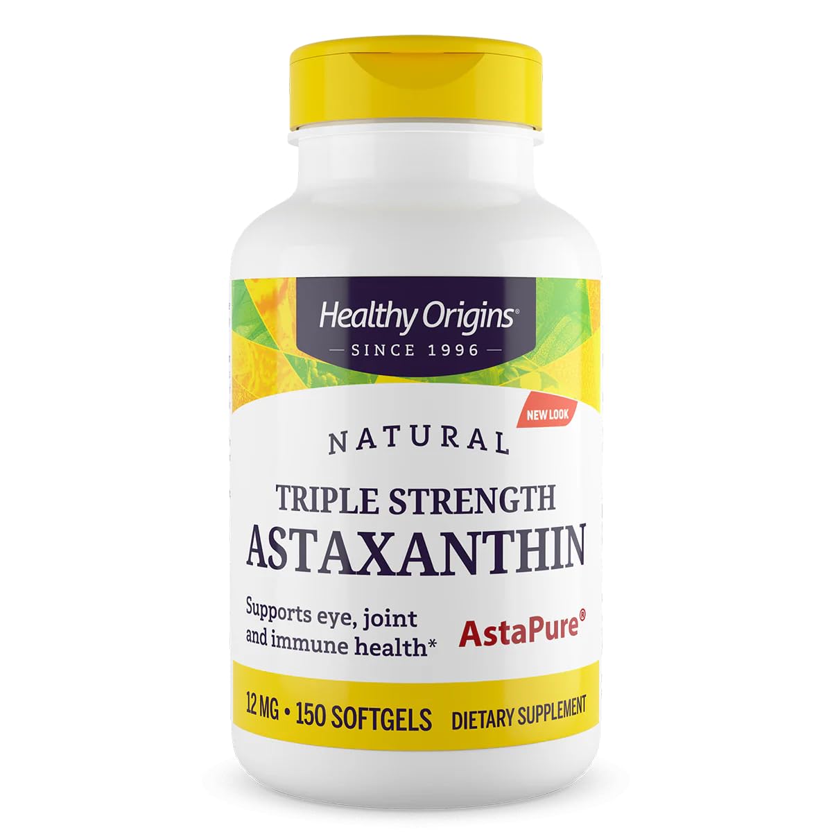 Healthy Origins Astaxanthin 12 mg – Astapure, Triple Strength, 150 Softgels