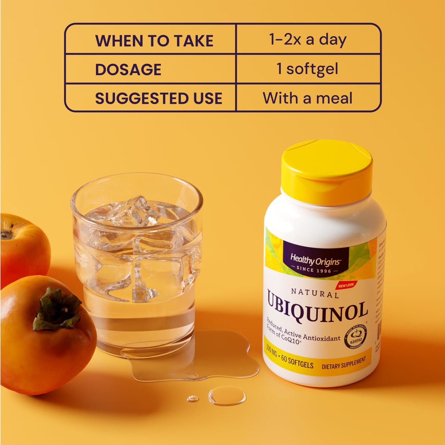 Healthy Origins Ubiquinol 100 mg – Kaneka QH, Non-GMO, Gluten Free, 150 Softgels