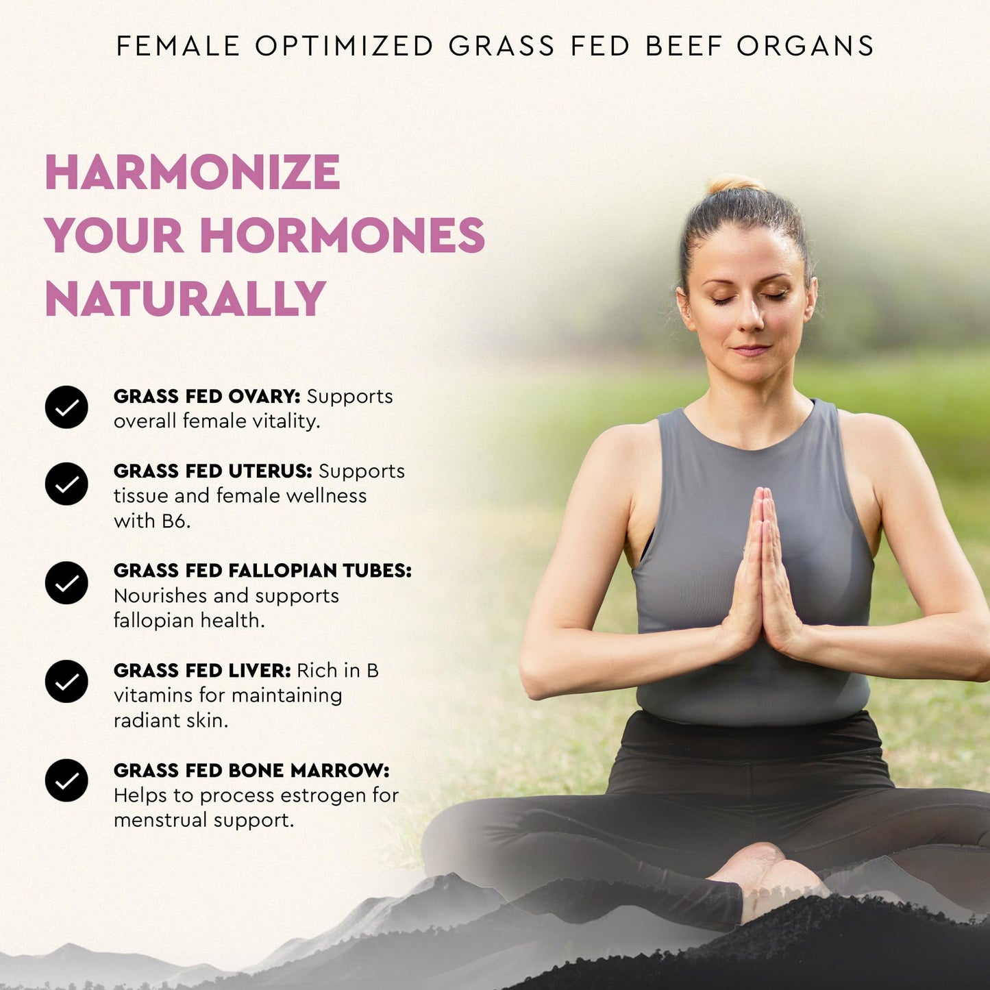 Beef Organ Supplement for Women – Hormone Balance, Energy & Wellness