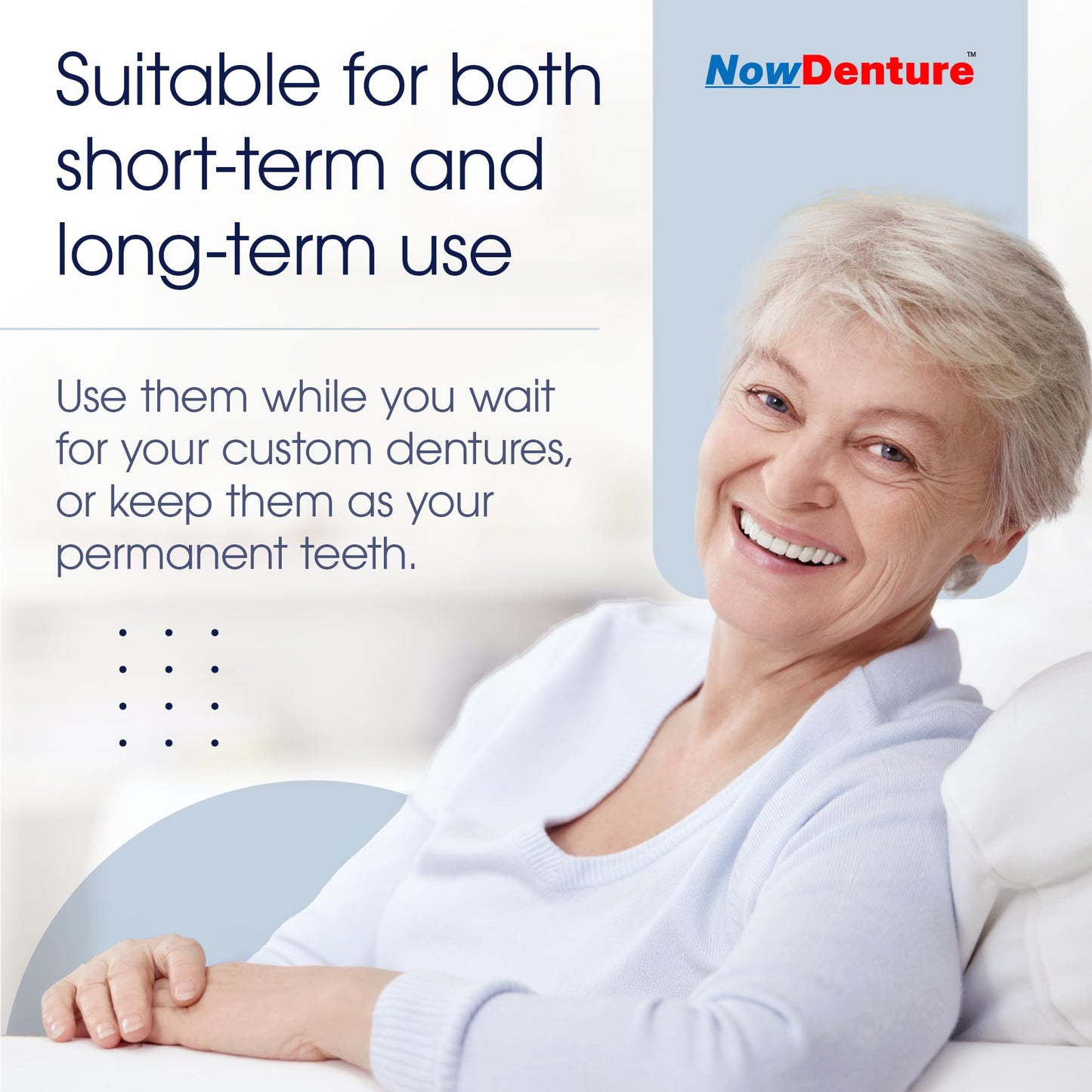 Heat and Fit NowDenture – Premium Immediate Upper Dentures | USA Made