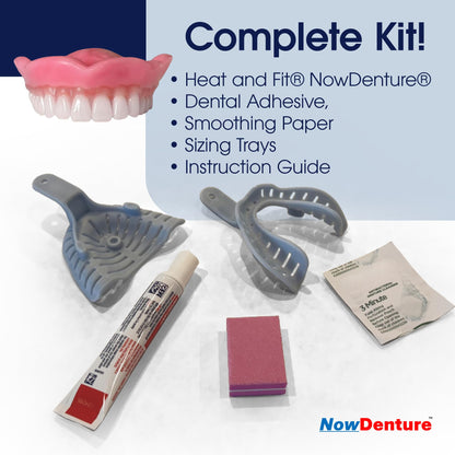 Heat and Fit NowDenture – Premium Immediate Upper Dentures | USA Made