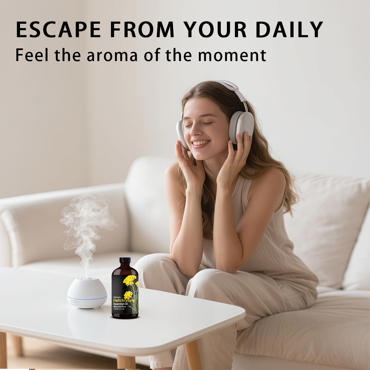 Helichrysum Essential Oil 4 oz (120 ml) – Diffuser, DIY & Gift