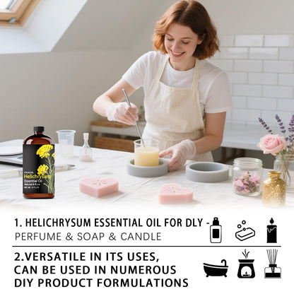 Helichrysum Essential Oil 16 oz (480 ml) – Diffuser, DIY & Gift