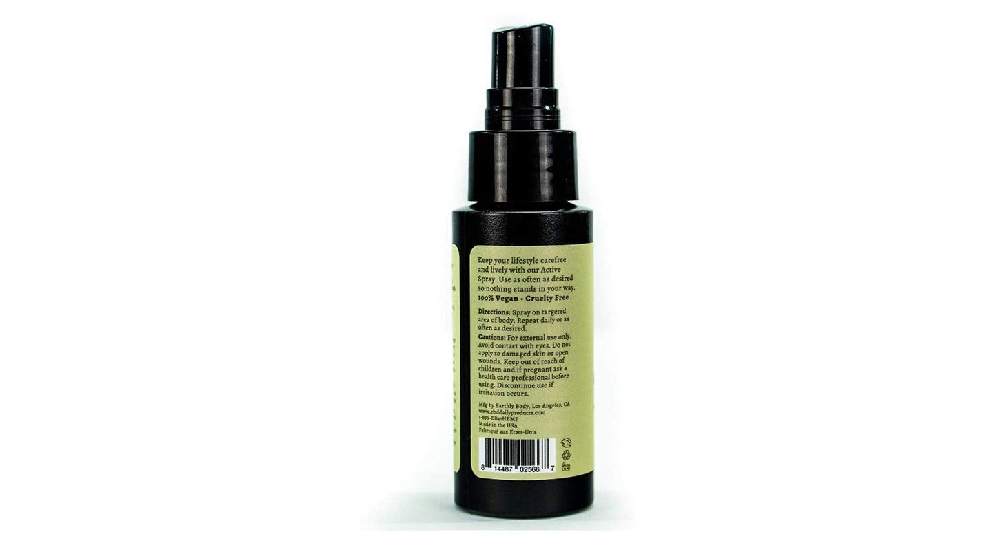 Hemp Daily Active Spray – Organic Hemp Oil with Essential Oils | 2 oz each | 3 Pack | Vegan & Cruelty-Free | THC-Free