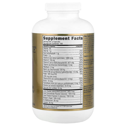 Marlyn HEP-FORTE: Liver Health Support Supplement with Beef Liver, Amino Acids, Antioxidants & Vitamins | 500 Softgels