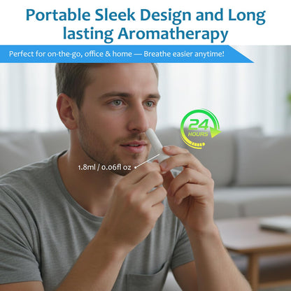 Herbal Diffuser Pen 600 Uses and Nasal Stick (1 Lavender Stick + 1 Nasal Stick)