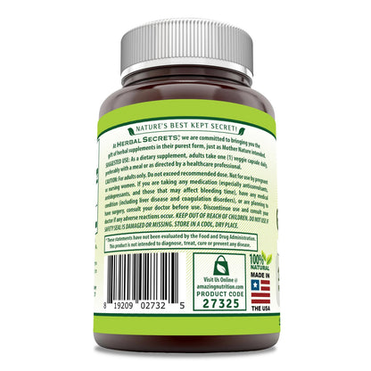 Herbal Secrets Ginkgo Biloba Double Strength 120 Mg Capsules
