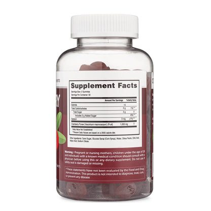 Herbatech Cranberry Gummies 1000mg – UTI Health (100 ct) USA