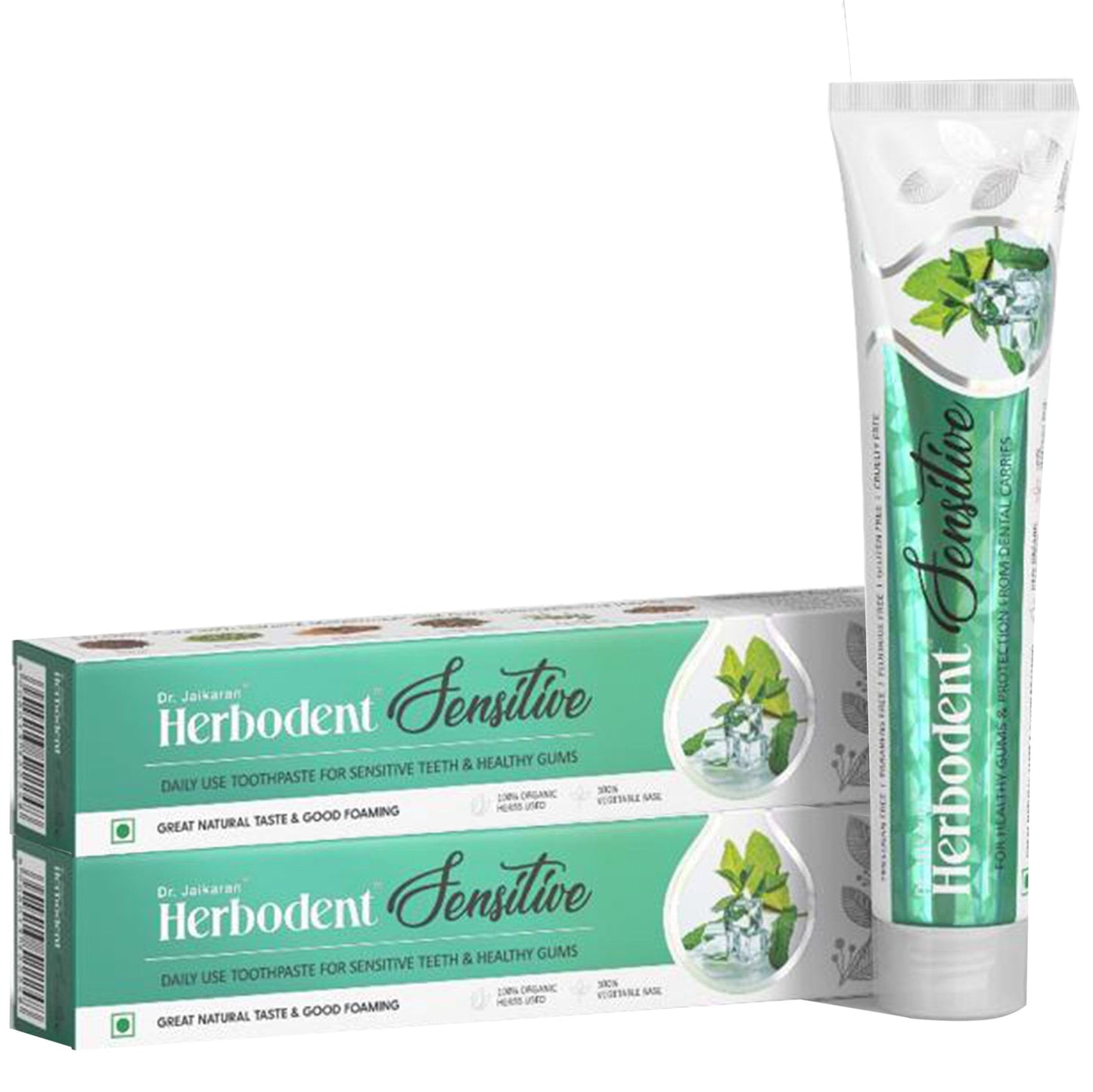 Herbodent Sensitive Toothpaste – 6.53 Oz, Pack of 2 | Enamel Repair & Cavity Protection