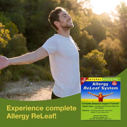 Herbs Etc. Allergy ReLeaf System – Seasonal Discomfort Support (60 Softgels or 60 Tablets)